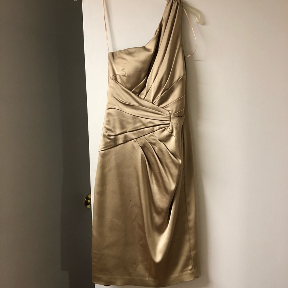 White House Black Market formal one shoulder dress - Picture 1 of 1
